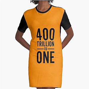 400 Trillion to 1 - Garyvee Graphic T-Shirt Dress
